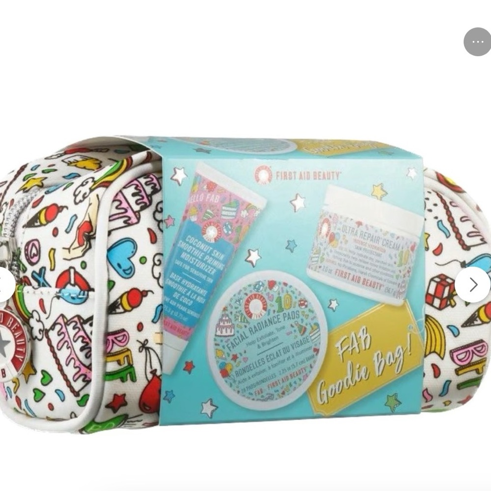 FIRST AID BEAUTY Sephora FAB Cosmetic Bag